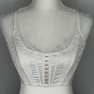 Victoria’s Secret Dream Angels Corset Top 
Unlined Y2K Sz S